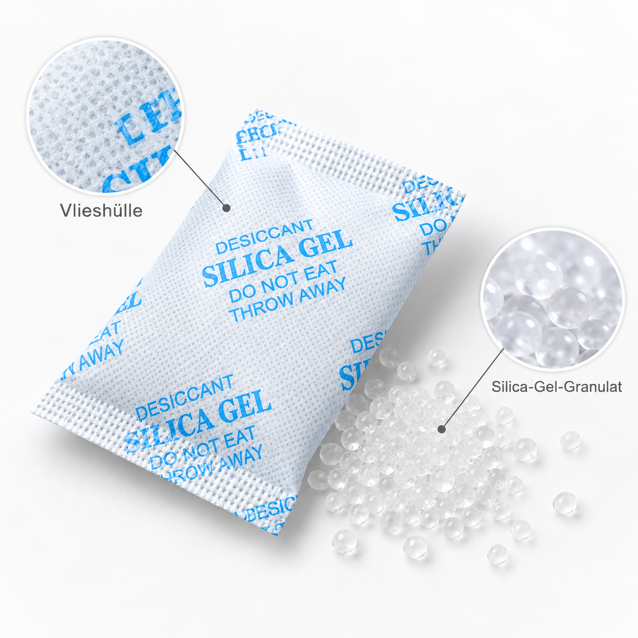 INDUVEXA MoistureGuard S5 – Silica-Gel-Trockenmittel 5 g