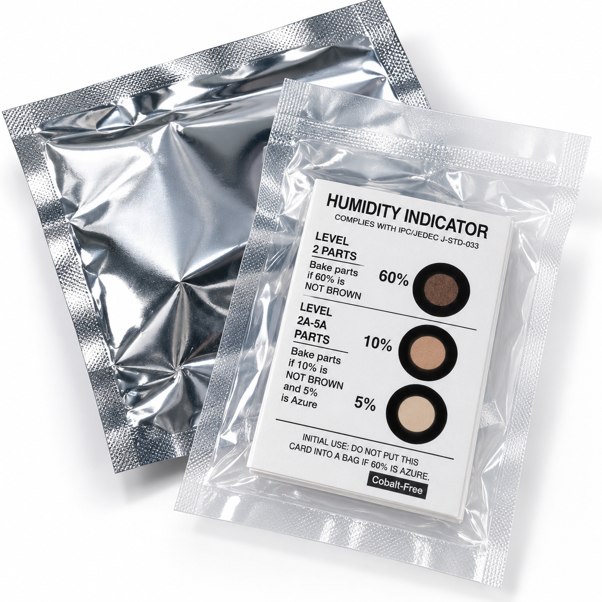 INDUVEXA MoistureCheck 51060 – Feuchtigkeits-Indikatorkarten 5/10/60 % rF
