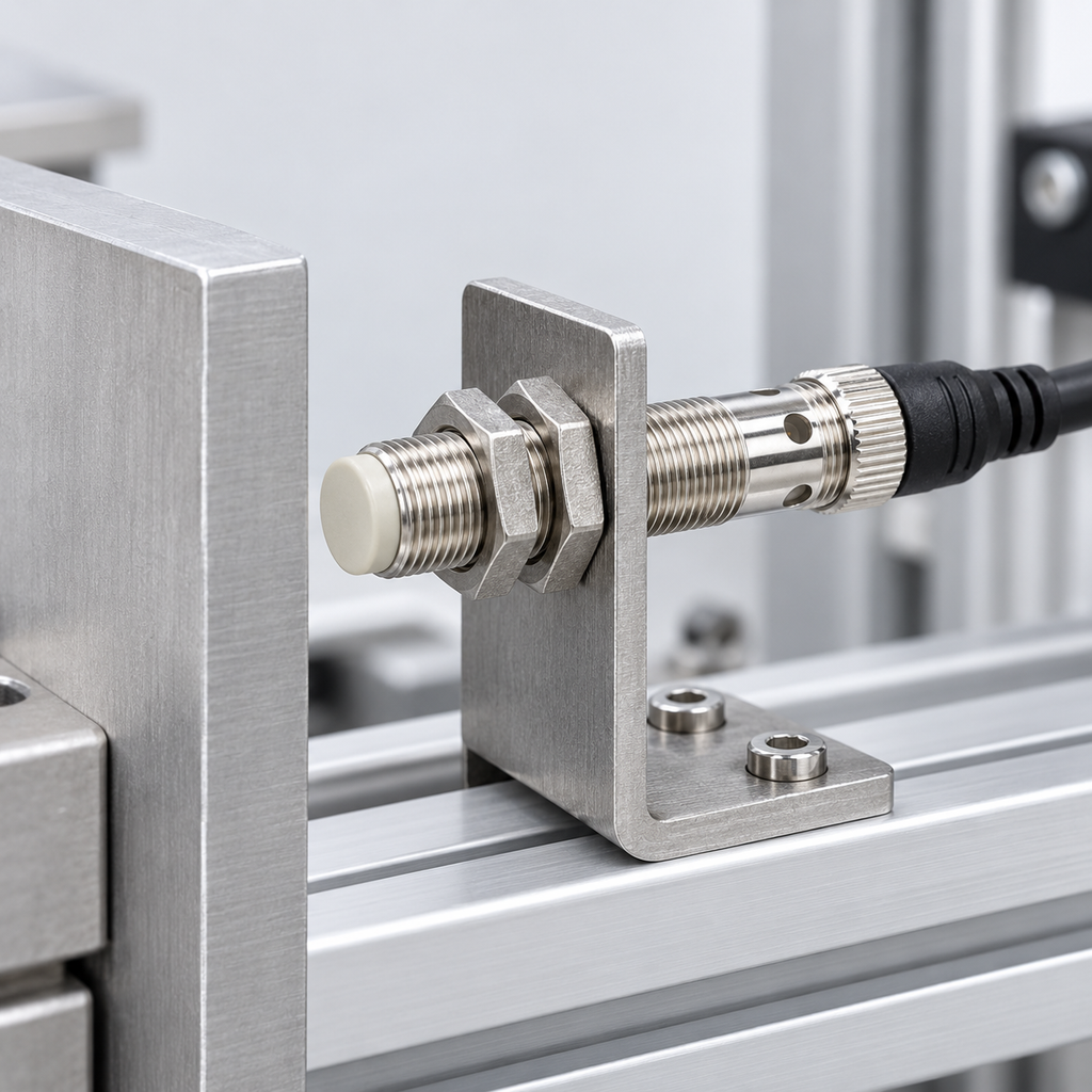 INDUVEXA SensePro M12™ – Induktiver Näherungssensor PNP NO, M12 × 1