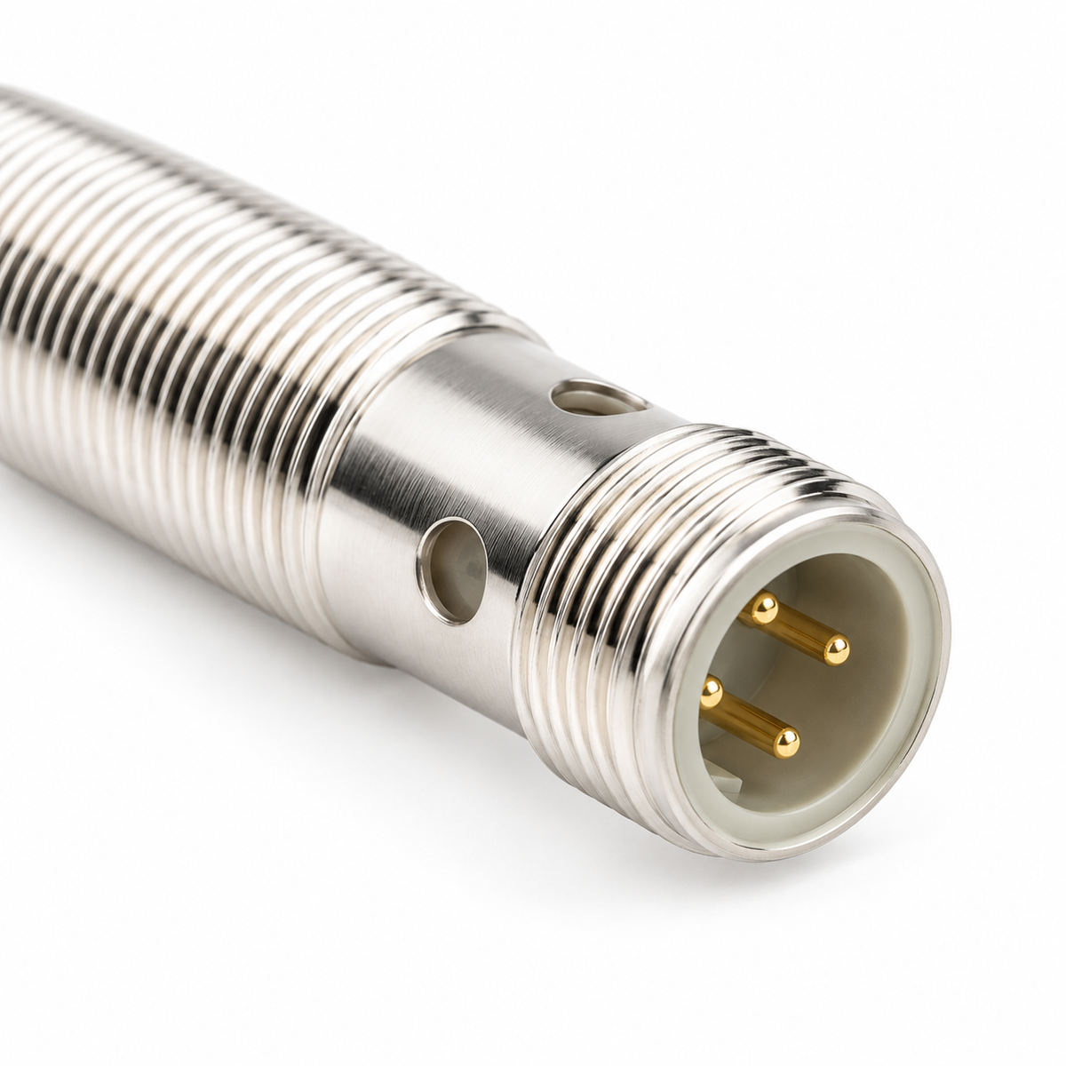 INDUVEXA SensePro M12™ – Induktiver Näherungssensor PNP NO, M12 × 1