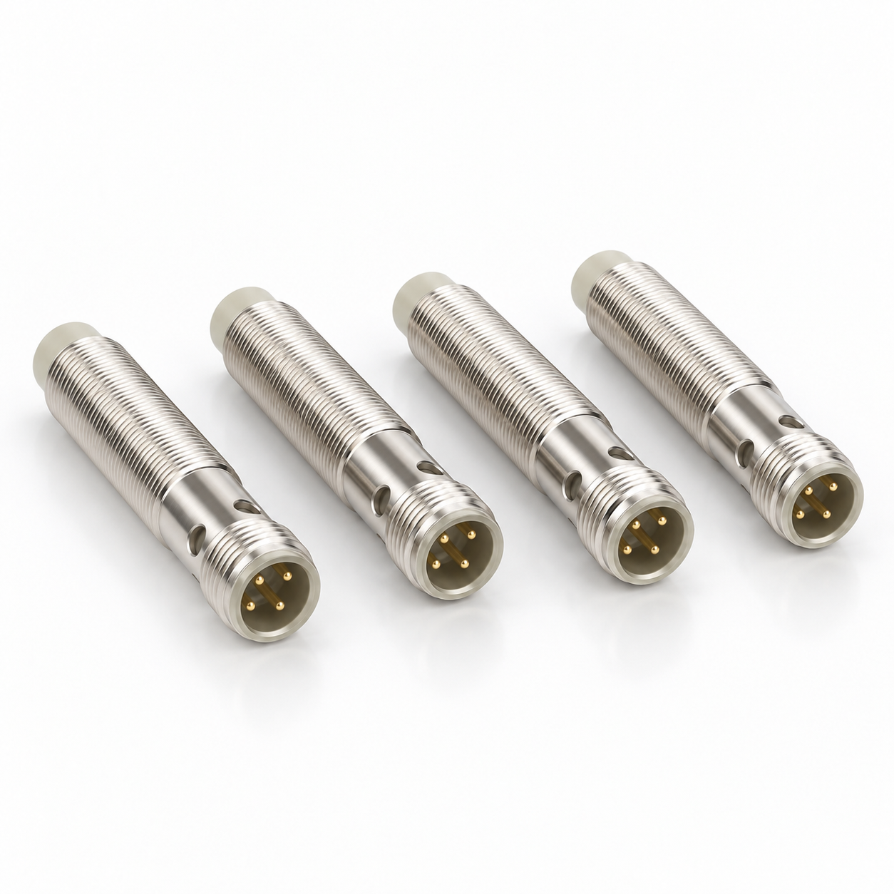 INDUVEXA ProxiSense M12 P4™ – Induktiver Näherungssensor, PNP NO, 4 mm