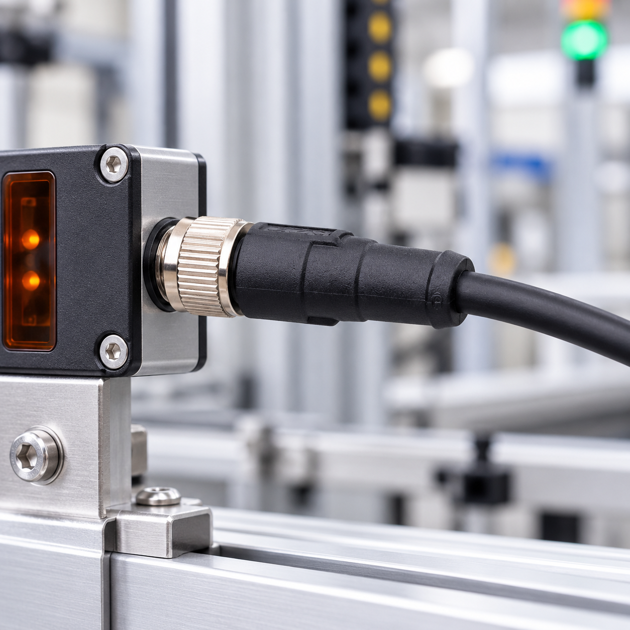 INDUVEXA ConnectLine M12-2™ – M12 Sensor-/Aktorleitung, 4-polig, 2 m × 1