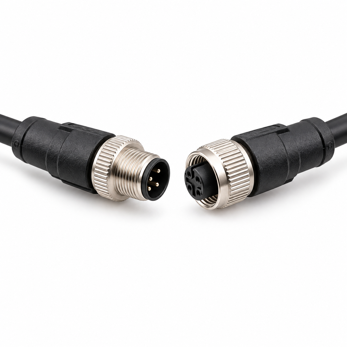 INDUVEXA ConnectLine M12-2™ – M12 Sensor-/Aktorleitung, 4-polig, 2 m × 1